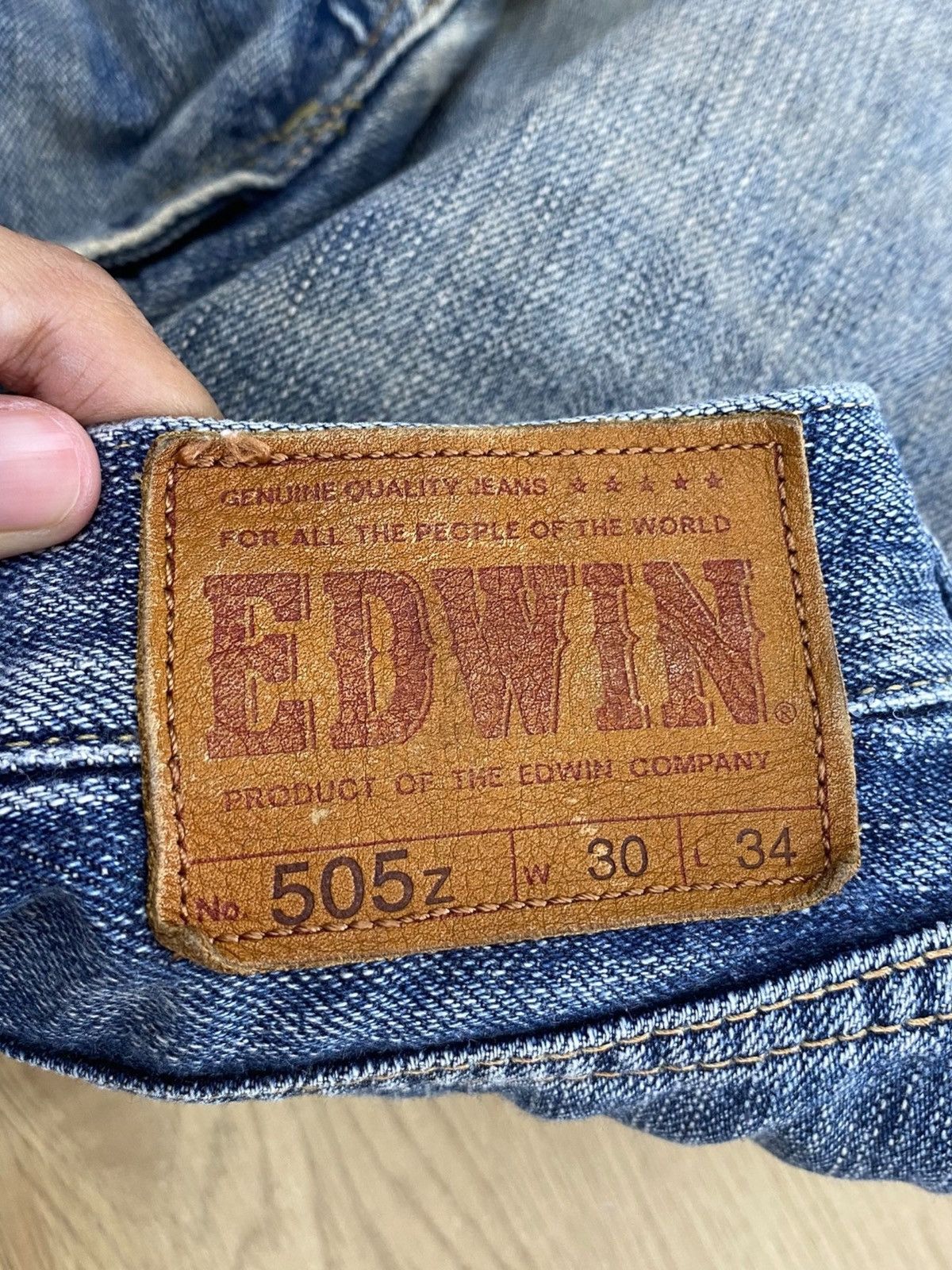 Edwin Vintage Edwin Faded Blue Wash Style Loose Jeans Size US 29 - 11 Thumbnail