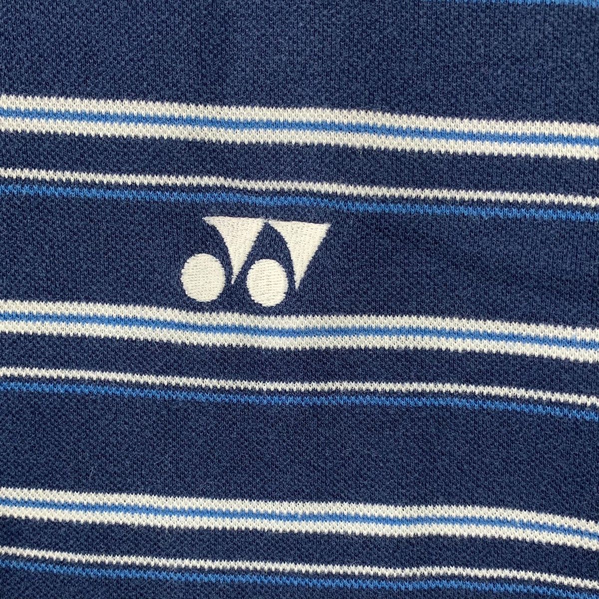 Vintage Vintage YONEX JAPAN Kanji Logo Stiped Polo Tee Shirt Top Size US L / EU 52-54 / 3 - 4 Thumbnail