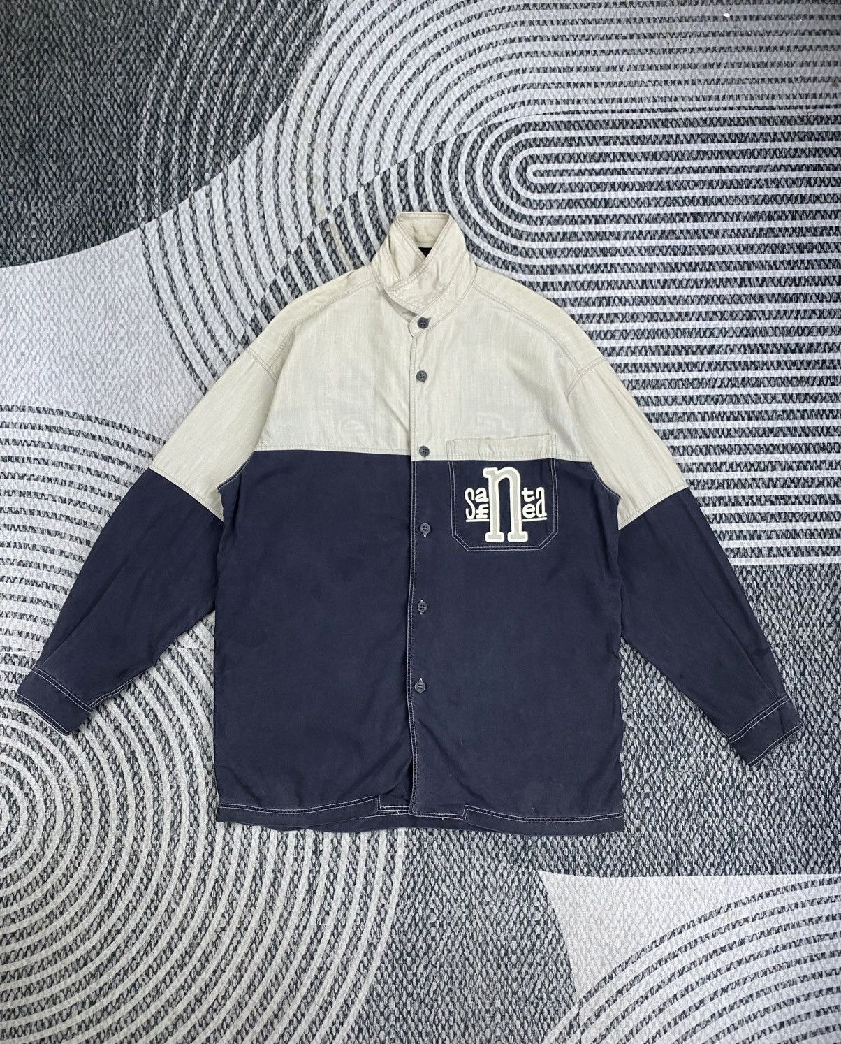 Japanese Brand Vintage Santa FE Embroidery Spellout Button Ups Shirt Size US M / EU 48-50 / 2 - 5 Thumbnail