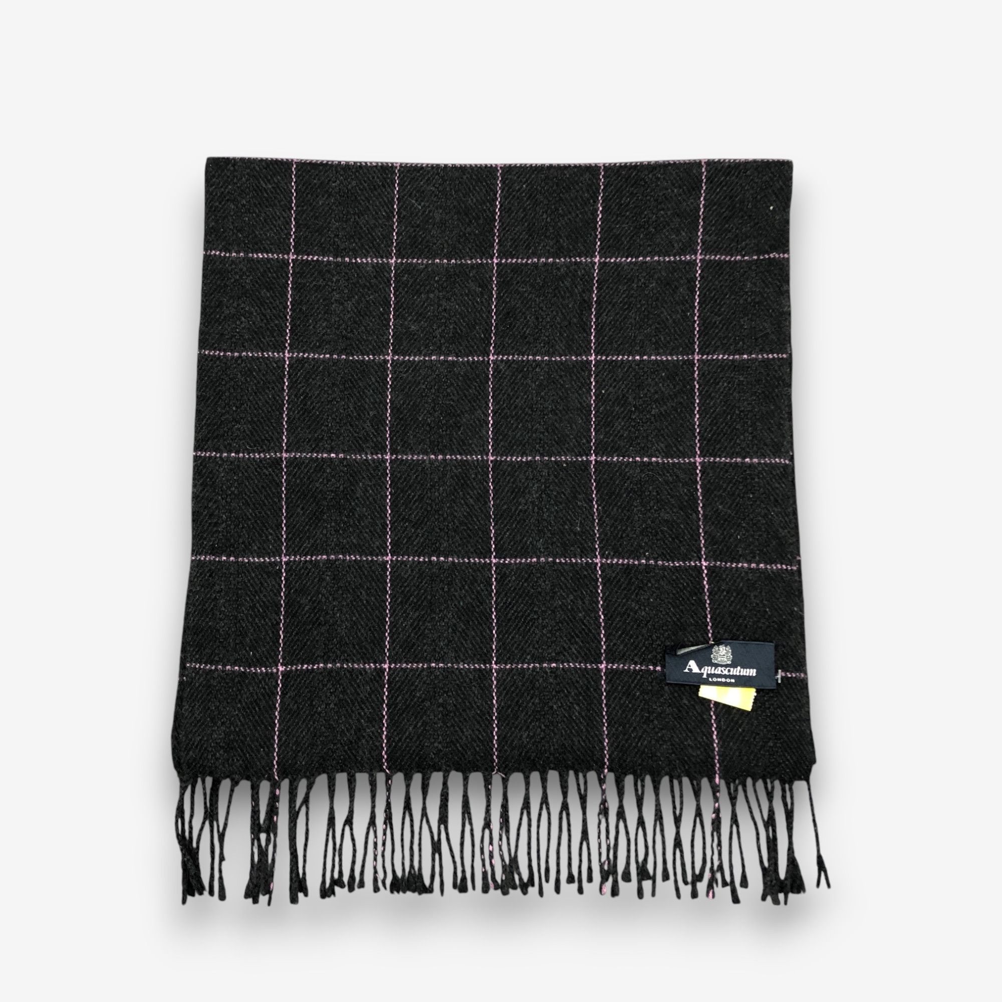 Aquascutum Vintage Aquascutum Scarf Muffler Wool Plaid Winter Scarves Size ONE SIZE - 2 Thumbnail