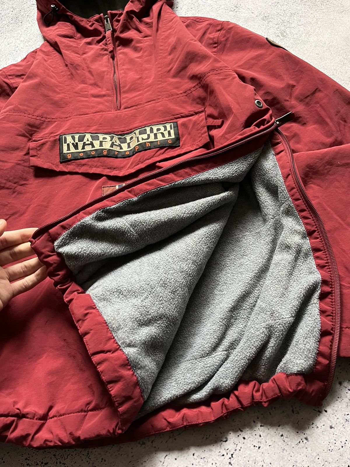 Napapijri × Vintage Vintage Napapijri Skidoo Anorak Outdoor Life Red Size S Y2K Size US S / EU 44-46 / 1 - 4 Thumbnail