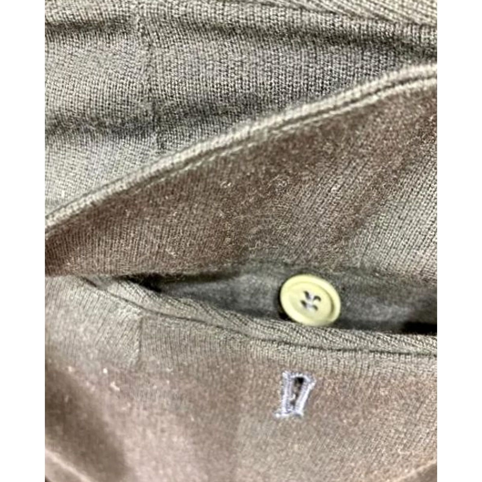 Issey Miyake ISSEY MIYAKE MEN PANTS SIZE L NAVY WOOL WIDE TAPERED LONG LENGTH USED Size US 33 - 3 Thumbnail
