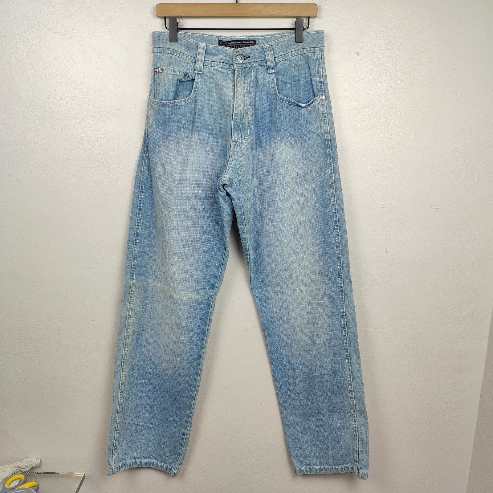 Southpole Vintage Y2K Southpole Baggy Jeans Mens 32 Light Wash Size US 32 / EU 48 - 1 Thumbnail