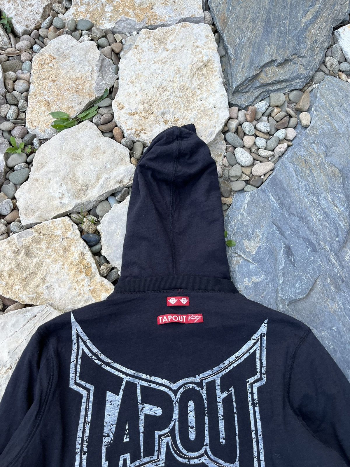 Affliction × Tapout Vintage Tapout y2k long sleeve zip hoodie waffle slim logo Size US M / EU 48-50 / 2 - 17 Thumbnail