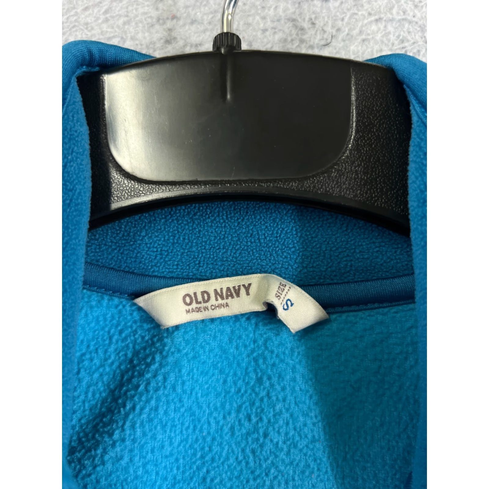 Old Navy VINTAGE Old Navy Vest Womens Small Blue Full Zip Polyester Fleece Full Zip Mock Neck Size S / US 4 / IT 40 - 3 Thumbnail