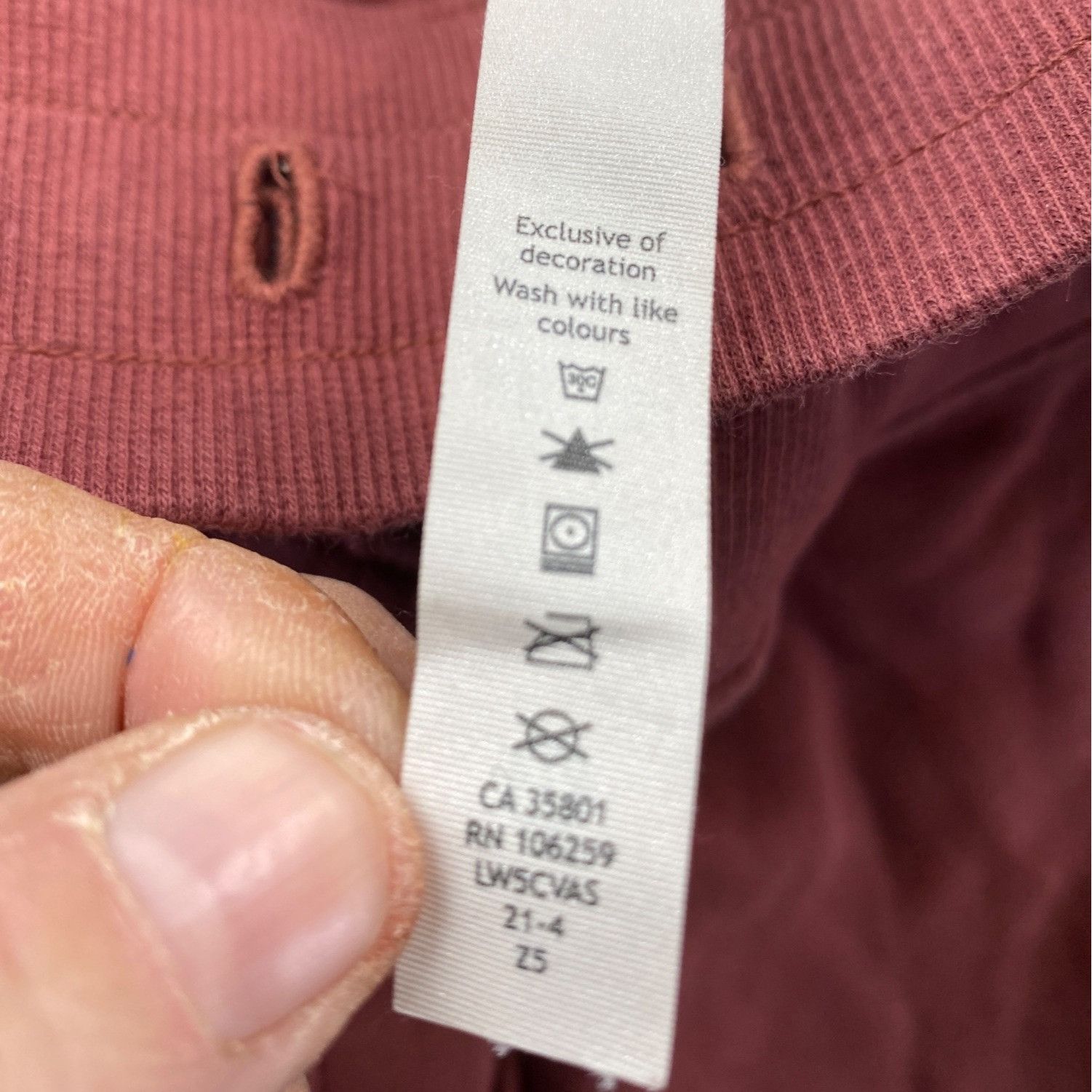 Lululemon Lululemon Womens Burgundy Joggers Size 8 Cotton Blend Elasti Size 30" / US 8 / IT 44 - 9 Thumbnail