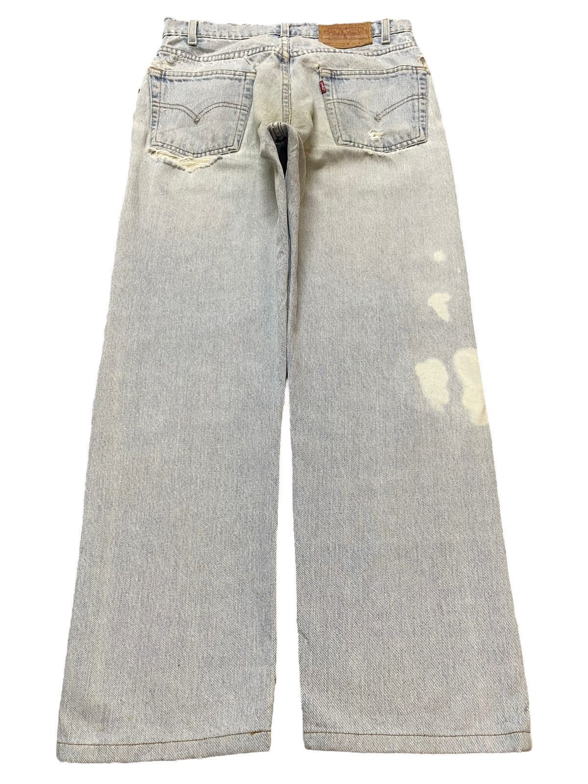 Levi's Vintage 80s Levis 505 Faded Wash Distressed Style Jeans Size US 30 / EU 46 - 2 Thumbnail