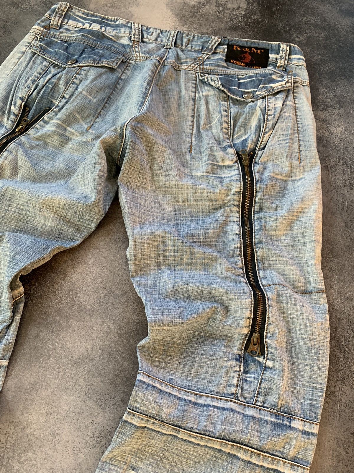 Hysteric Glamour × Japanese Brand Vintage Rick Owens Junya Watanabe Style Washed Jeans Size US 34 / EU 50 - 4 Thumbnail