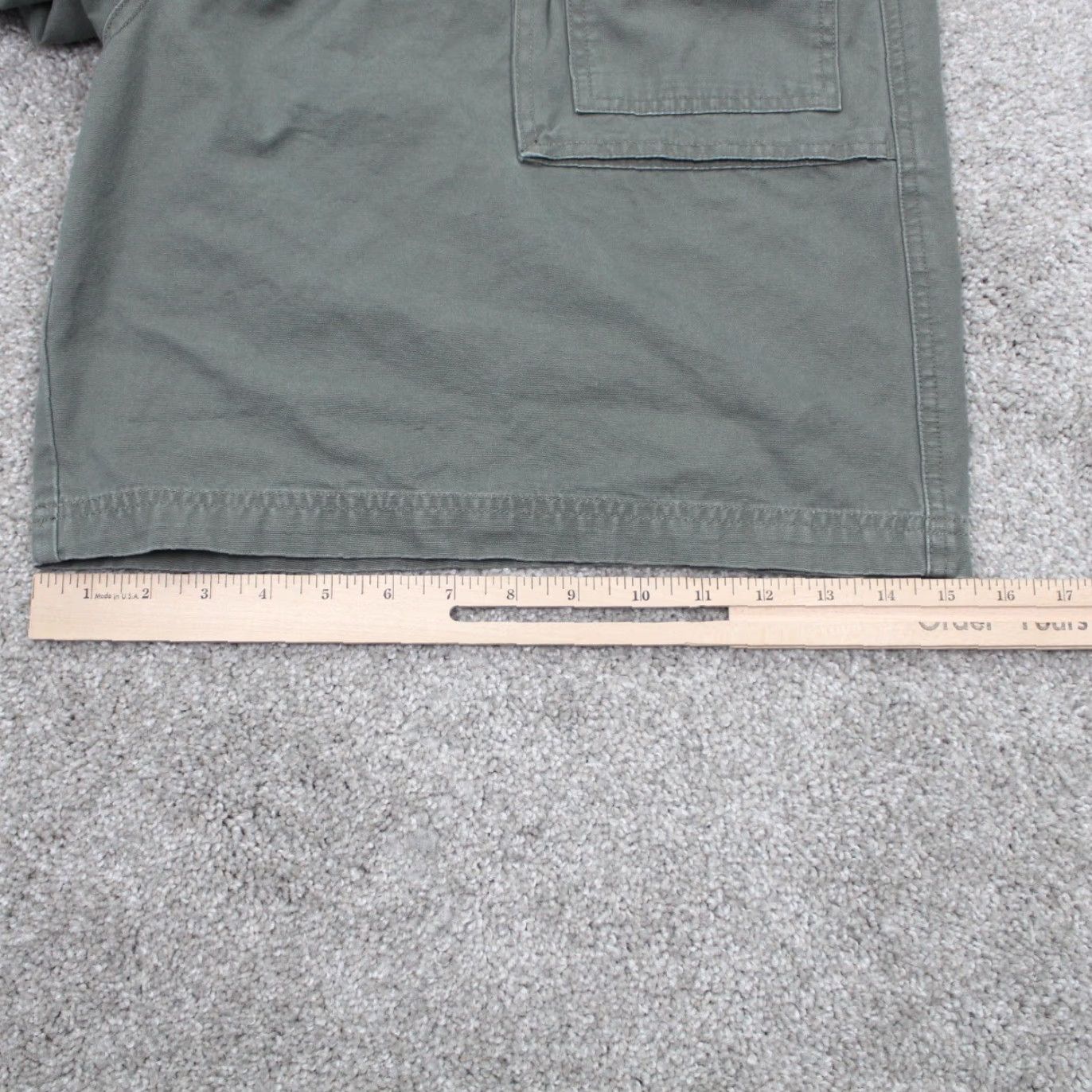 Vintage Cabela's Green 100% Cotton Cargo Shorts Mens 46 9" Inseam Pocket Pocket Canvas Regular Casual Workwear Vintage: No Size US 30 / EU 46 - 7 Thumbnail