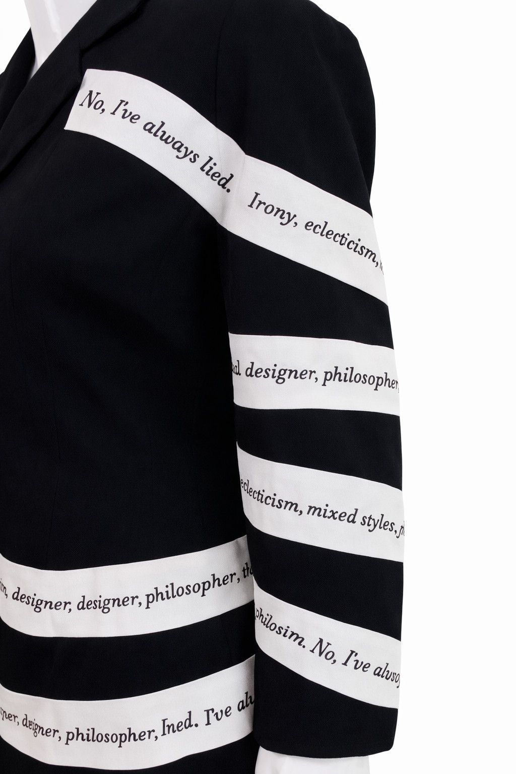 Moschino Moschino Cheap and Chic Irony Text Vintage Costume Suit Size L / US 10 / IT 46 - 4 Thumbnail
