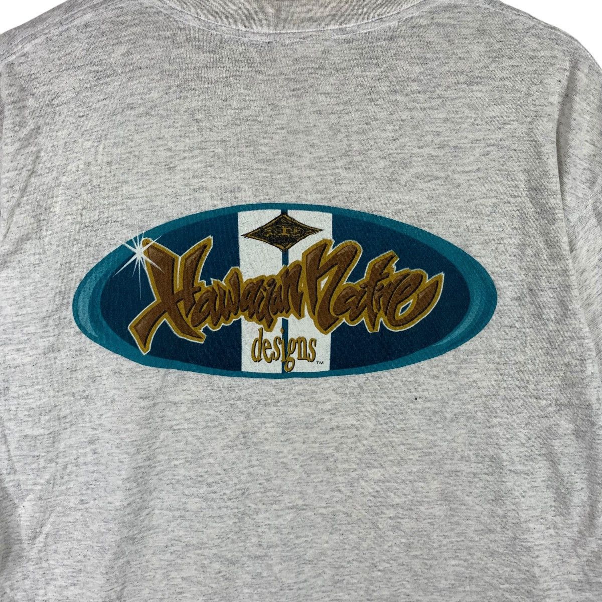 Vintage Vintage 90’ HAWAIIAN NATIVE DESIGNS Surf Maui Tee Shirt Top Size US M / EU 48-50 / 2 - 6 Thumbnail