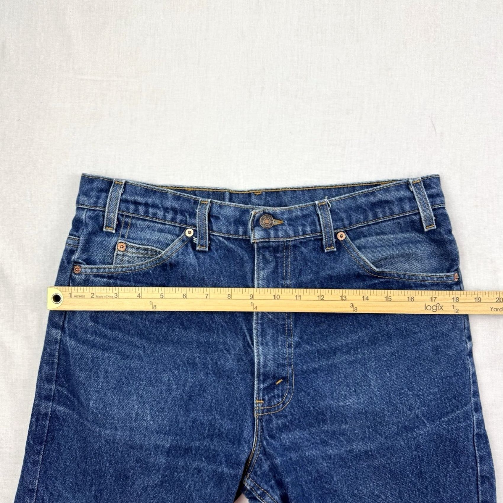Levi's VINTAGE Levi's 517 Jeans Men 36x32 Denim 90s Orange Tab Bootcut USA 1990s Jeans Mens Size US 36 / EU 52 - 6 Thumbnail