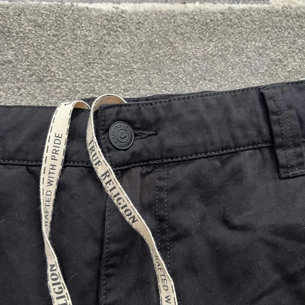 True Religion True Religion Marco Cargo Black Pants Men Sz 40 $199 Size US 40 / EU 56 - 6 Thumbnail