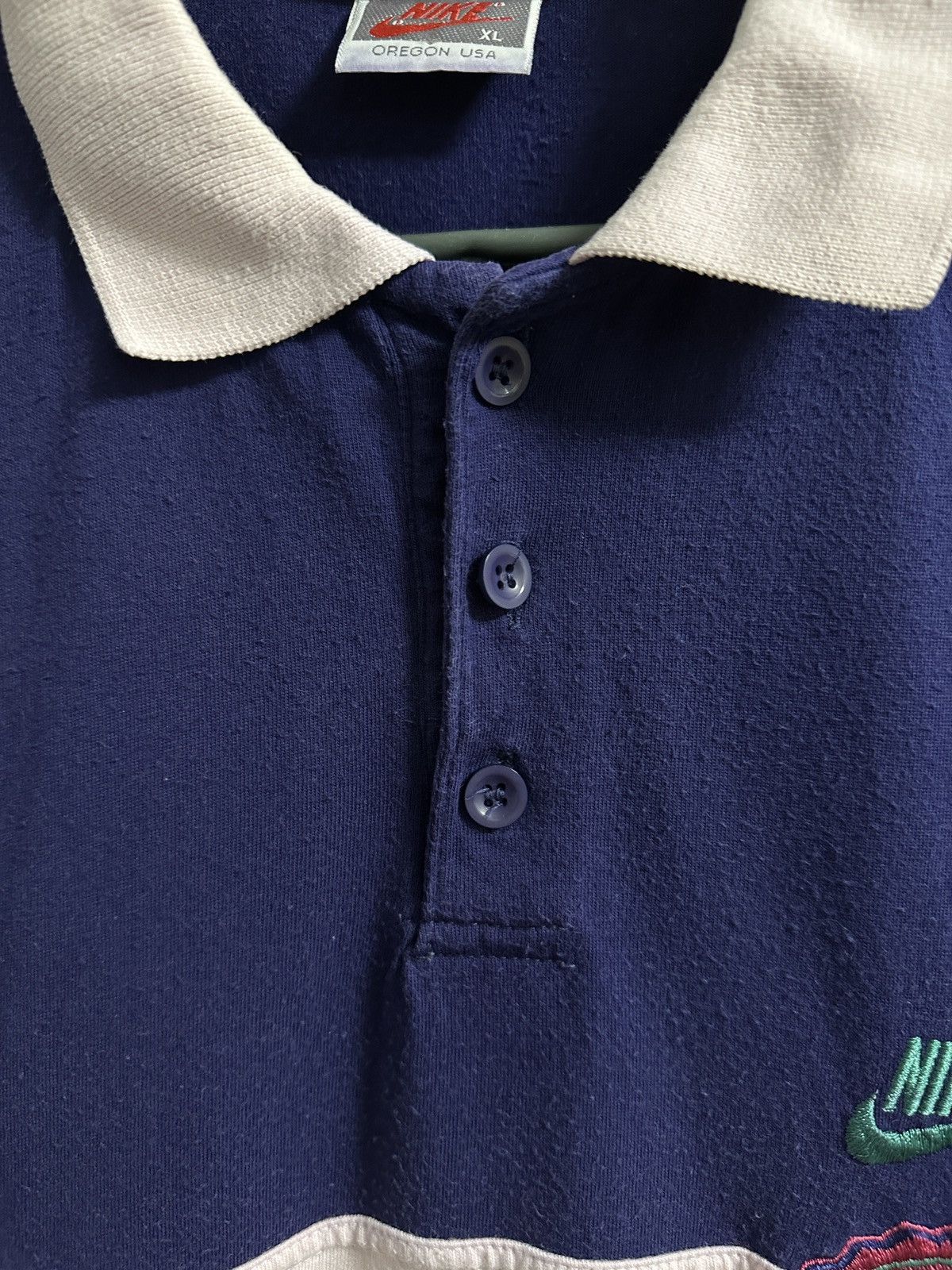 Vintage Rare Vintage Polo Nike Oregon USA Swoosh XL Size US XL / EU 56 / 4 - 4 Thumbnail