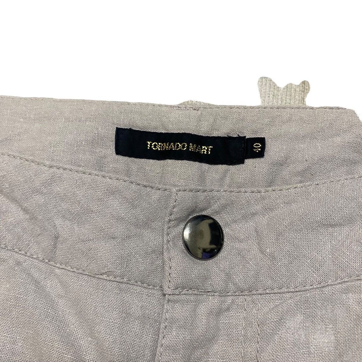 Tornado Mart Tornado Mart Linen Cargo Pants Size 28" / US 6 / IT 42 - 6 Thumbnail