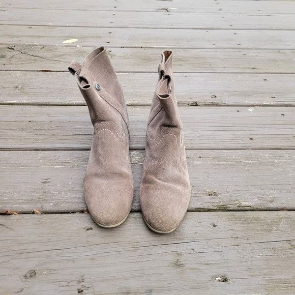 Frye Frye Sarah Shortie Taupe Suede Leather Western Boho Ankle Bo Size US 8 / IT 38 - 6 Thumbnail