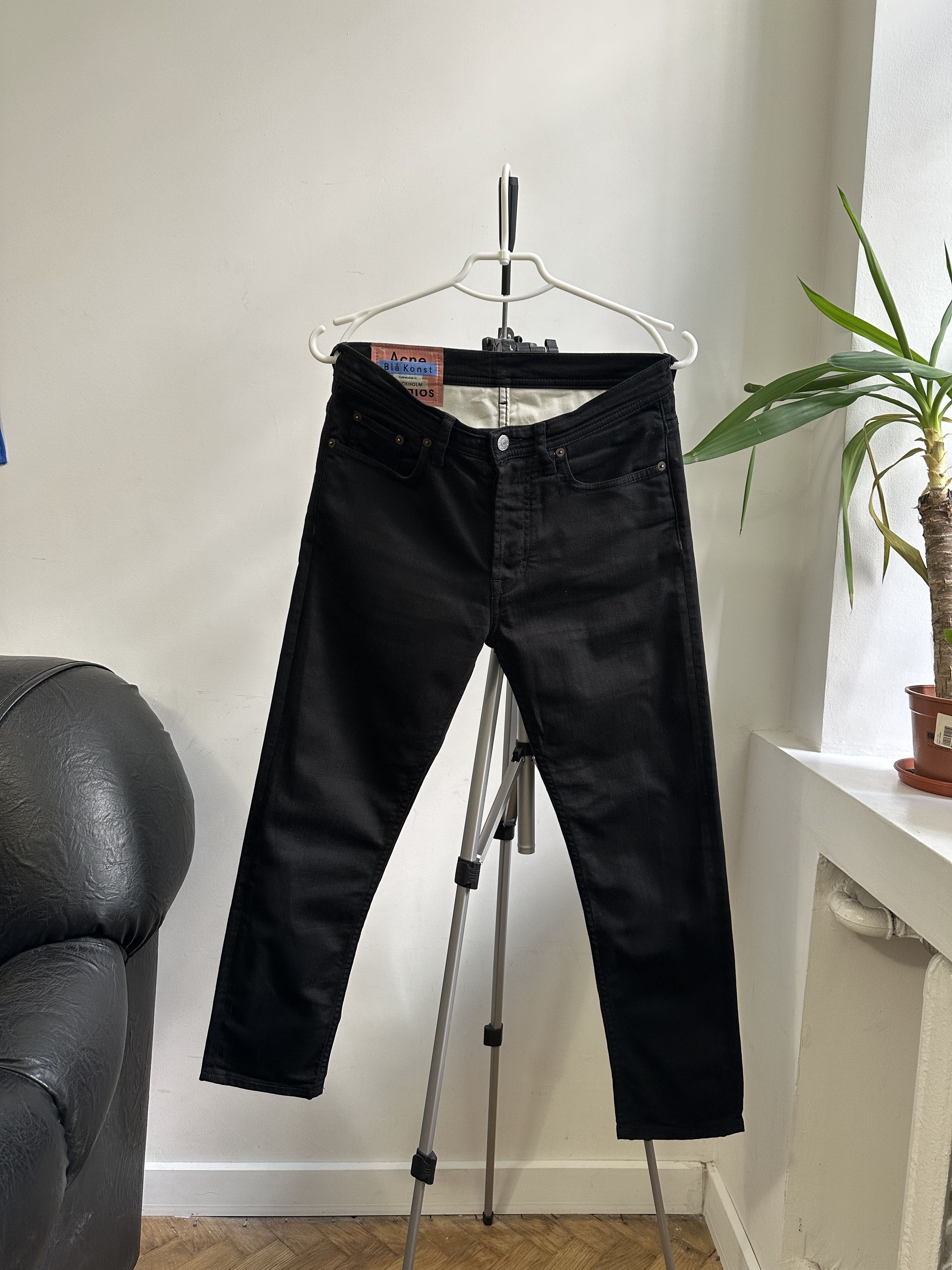 Acne Studios Acne Studios River Stay Black Denim Jeans W28L30 