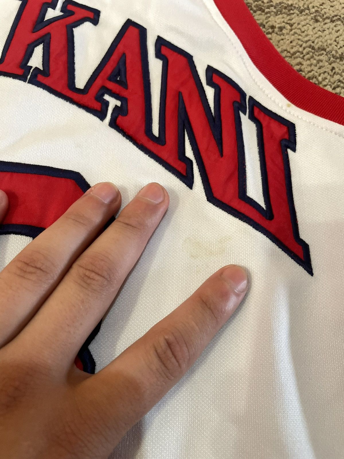 Champion × NBA × Vintage Vintage Karl Kani Rap # 23 Jersey Tee Size US S / EU 44-46 / 1 - 2 Thumbnail