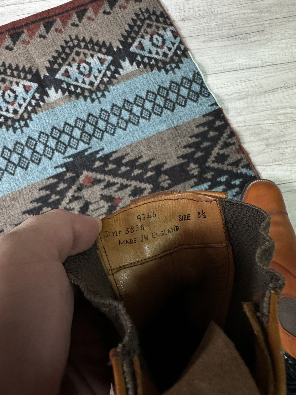 Other Vintage Regent Leather Chelsea Boots Made In England Size US 8.5 / EU 41-42 - 10 Thumbnail