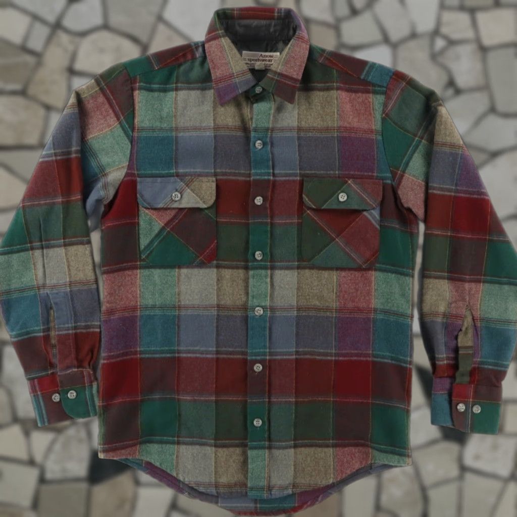 Arrow VTG Arrow Sportswear Window Pane Plaid Shirt Mens S Size US S / EU 44-46 / 1 - 1 Thumbnail