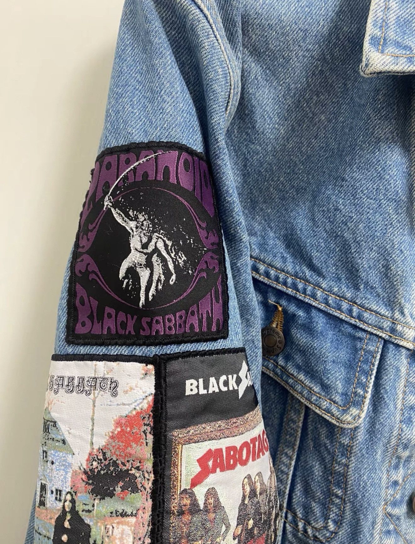 Supreme Supreme black sabbath denim Trucker custom patches Jacket Size US M / EU 48-50 / 2 - 5 Thumbnail