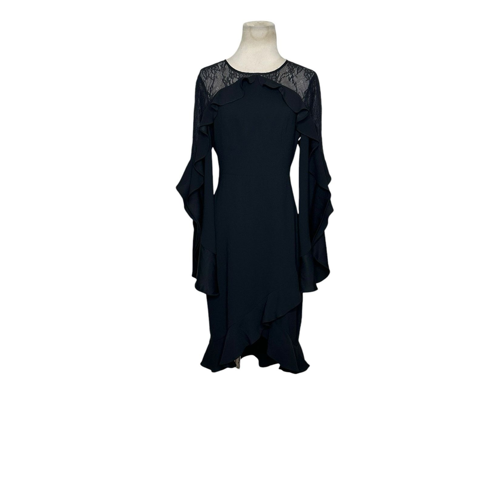 Bcbgmaxazria BCBGMAXAZRIA open back lace detail party dress size 4 Size S / US 4 / IT 40 - 17 Thumbnail