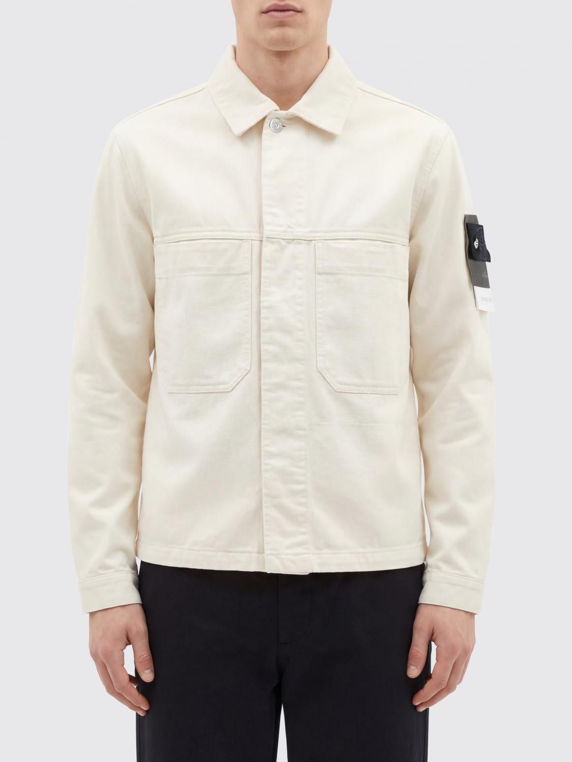Stone Island Stone Island Jacket Men White Size US XL / EU 56 / 4 - 1 Thumbnail