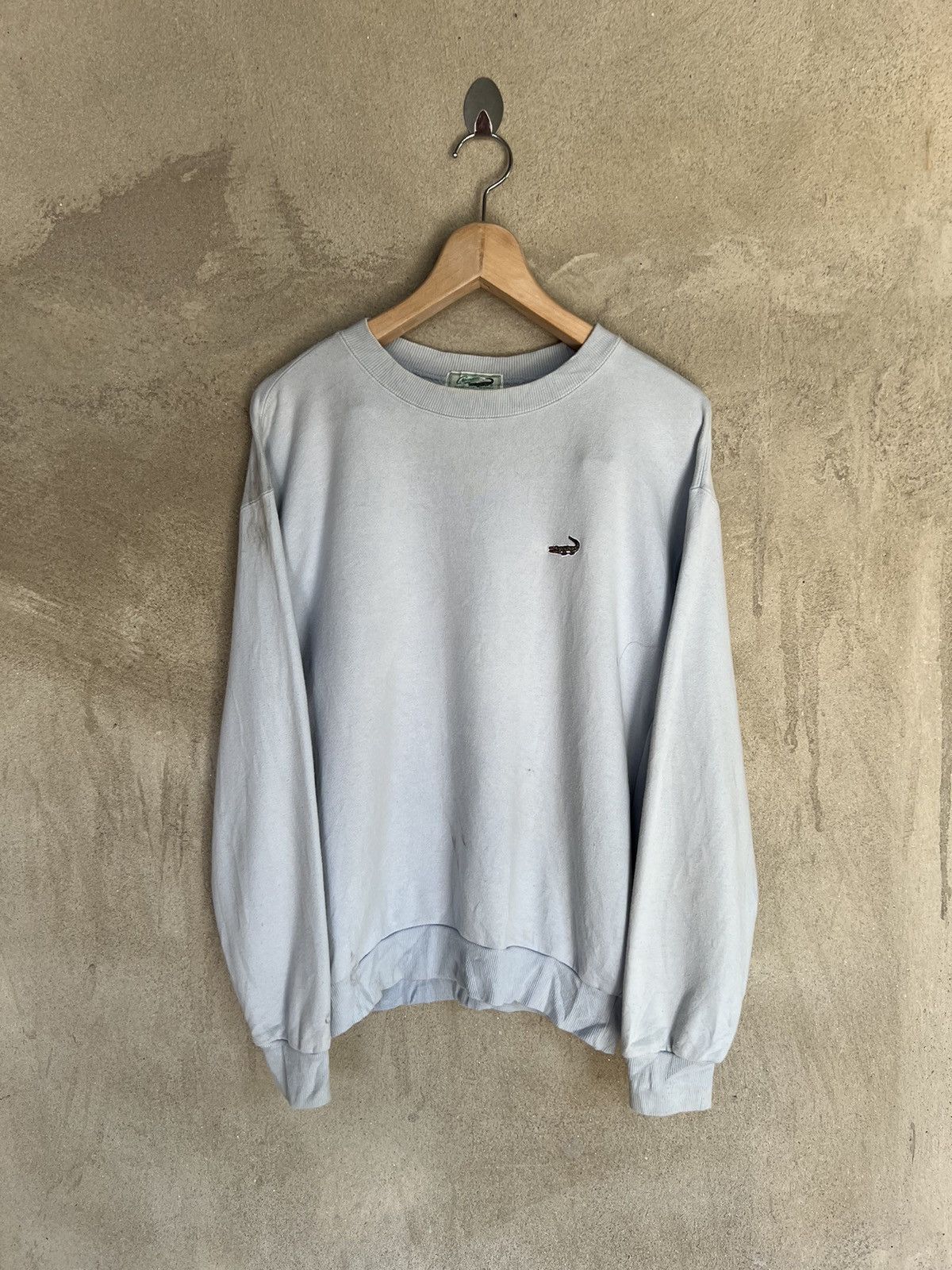 Vintage Crocodile Small Logo Sweatshirt