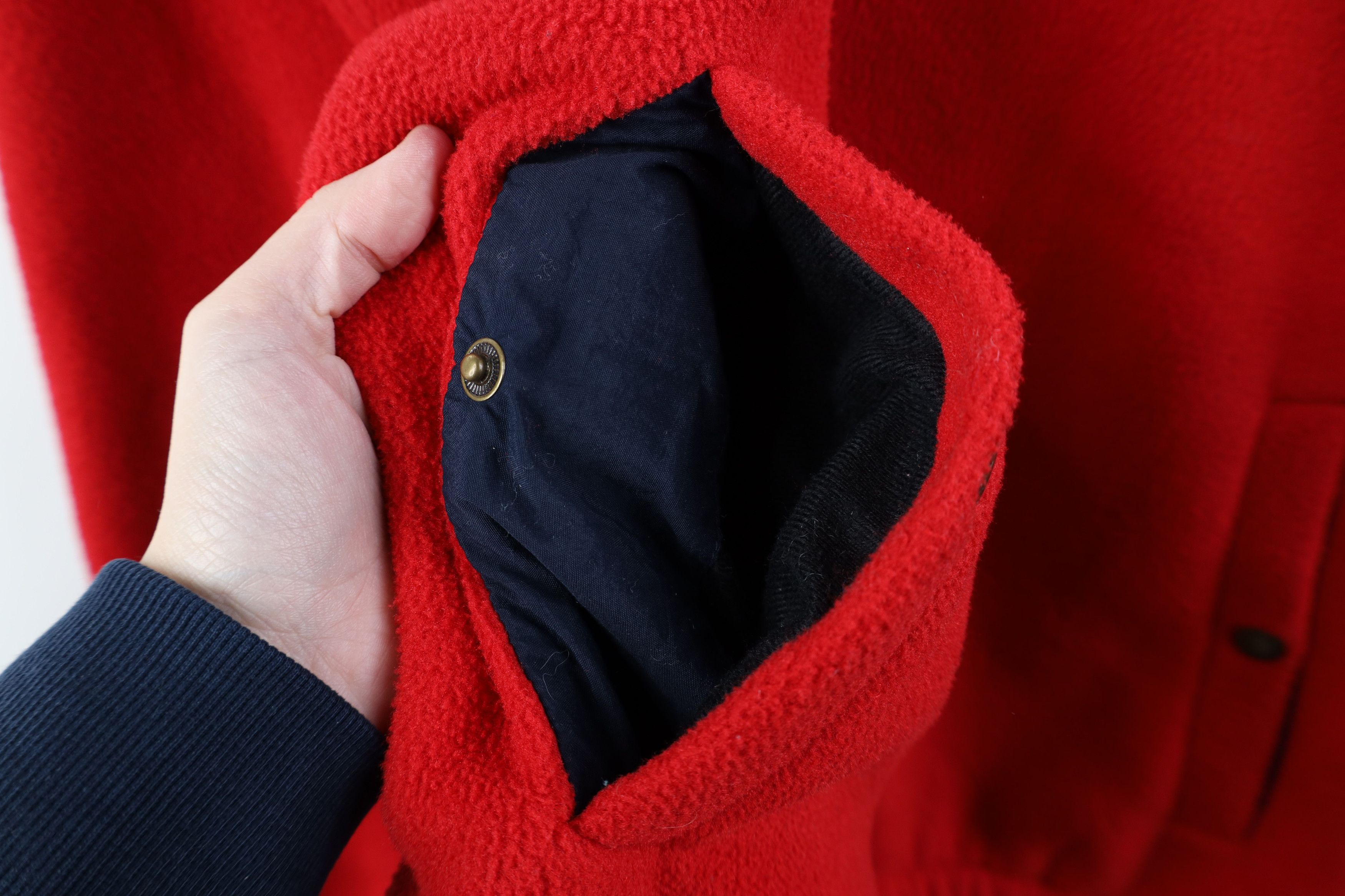 Ralph Lauren Vintage 90s Ralph Lauren Fleece Full Zip Bomber Jacket Red Size US XL / EU 56 / 4 - 6 Thumbnail