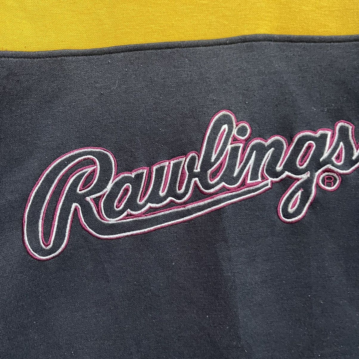 Vintage Vintage Rawlings “American Spirits” Black & Yellow Hoodie Size US M / EU 48-50 / 2 - 3 Thumbnail