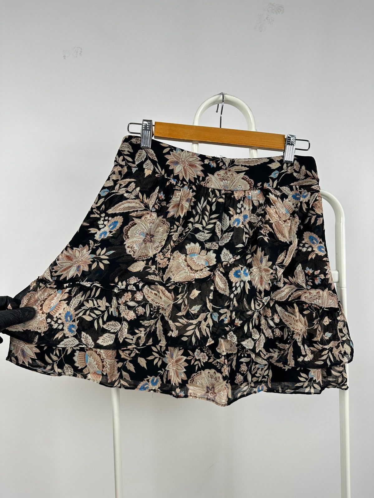 Sezane Sezane Carolina Floral Print Mini Skirt Size 26" / US 2 / IT 38 - 10 Thumbnail