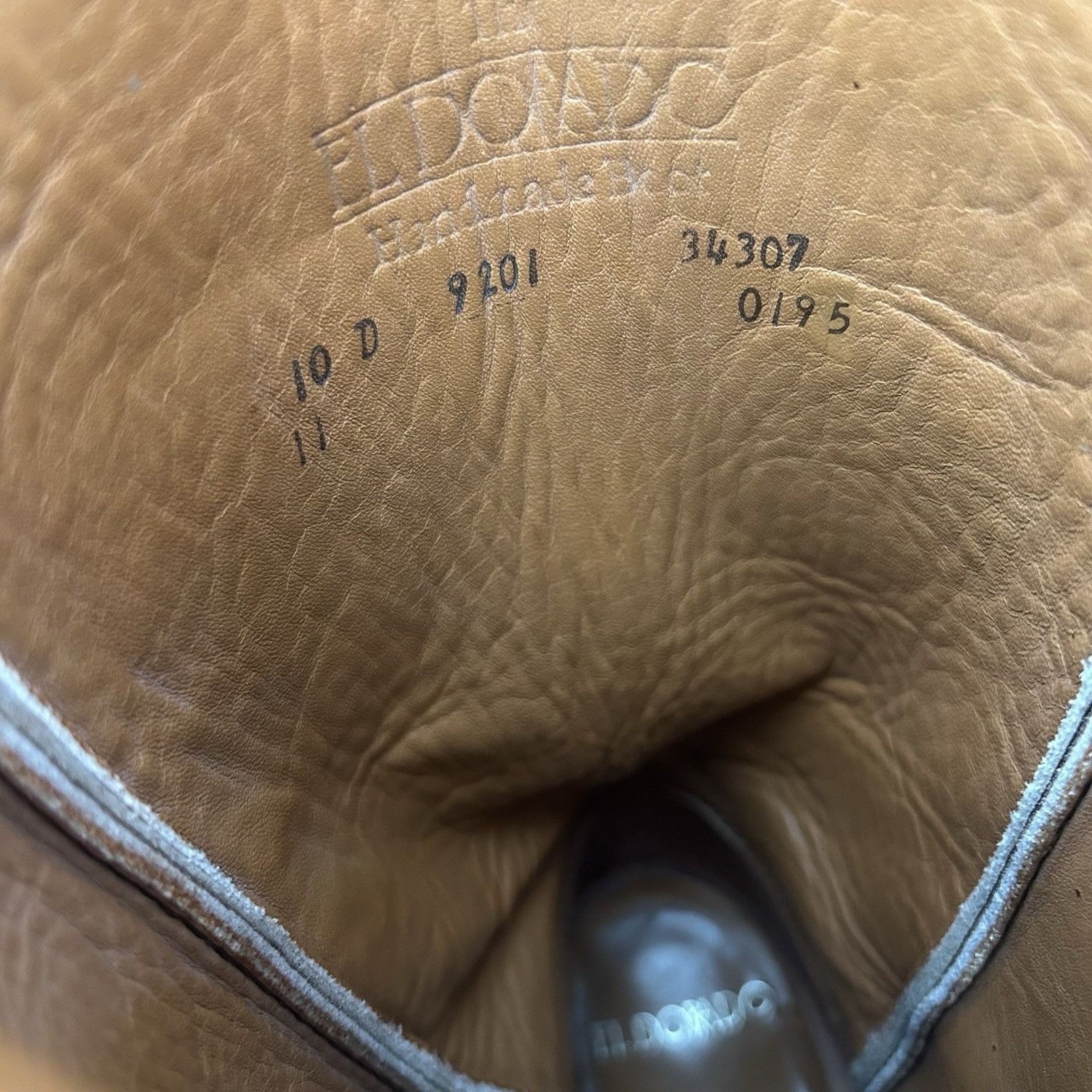 Vintage El Dorado Vintage Handmade Western Cowboy Boots Mens 10 D Size US 10 / EU 43 - 6 Thumbnail
