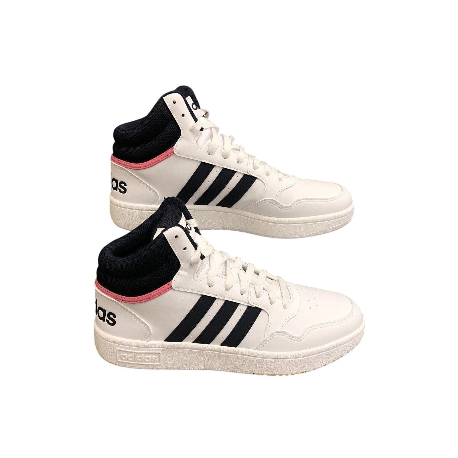 Adidas Adidas Hoops 3.0 Cloud White Legend Ink Mid Sneakers Size US 9 / IT 39 - 1 Thumbnail