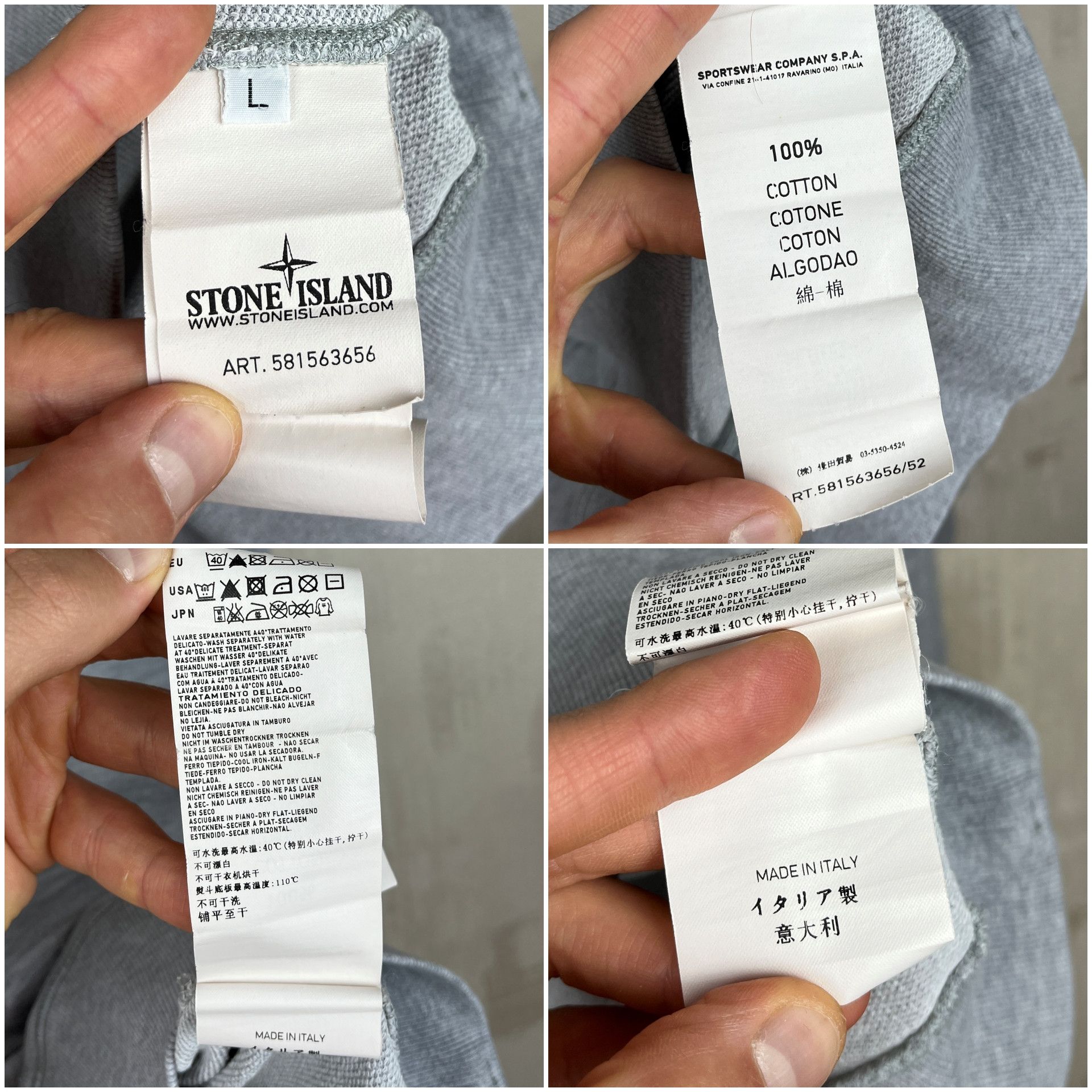 Stone Island Stone Island Vintage Crew Neck Sweatshirt Size US L / EU 52-54 / 3 - 8 Thumbnail