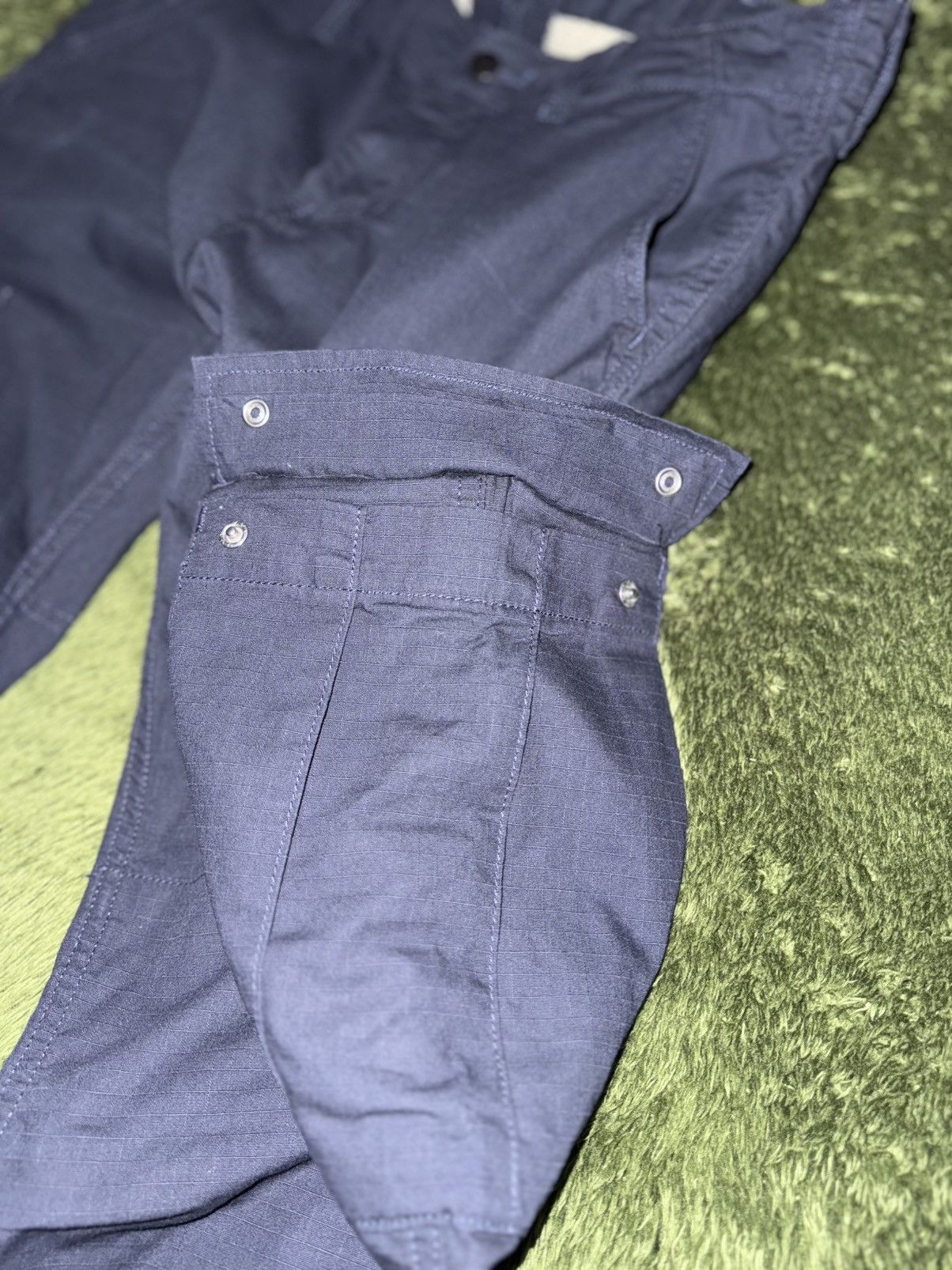 Carhartt Wip [30X32] Carhartt WIP Loose Fit Ripstop Cargo Pants Navy Size US 30 / EU 46 - 5 Thumbnail
