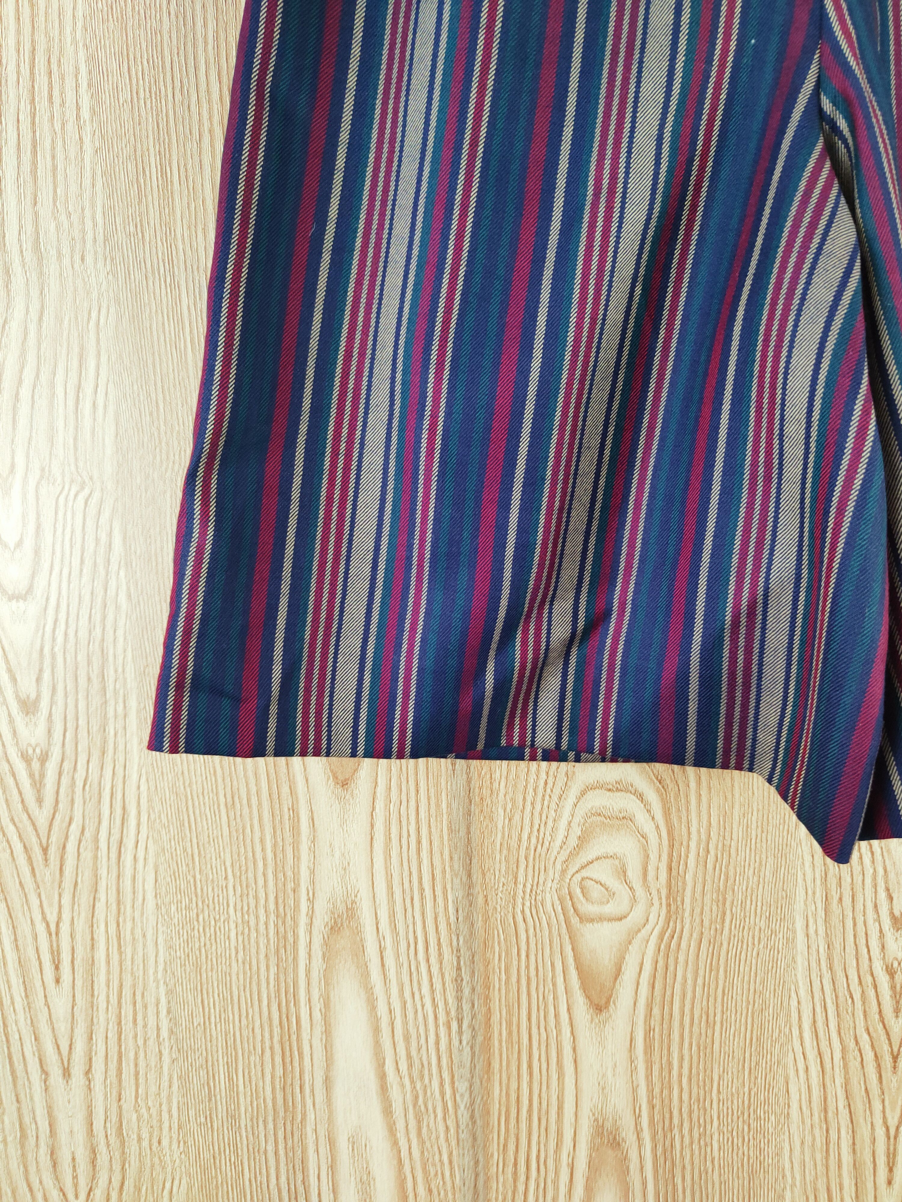 Burberry Burberrys Dark Blue Stripe Multipocket Short Pants #W389 Size 25" / US 0 / IT 36 - 8 Thumbnail
