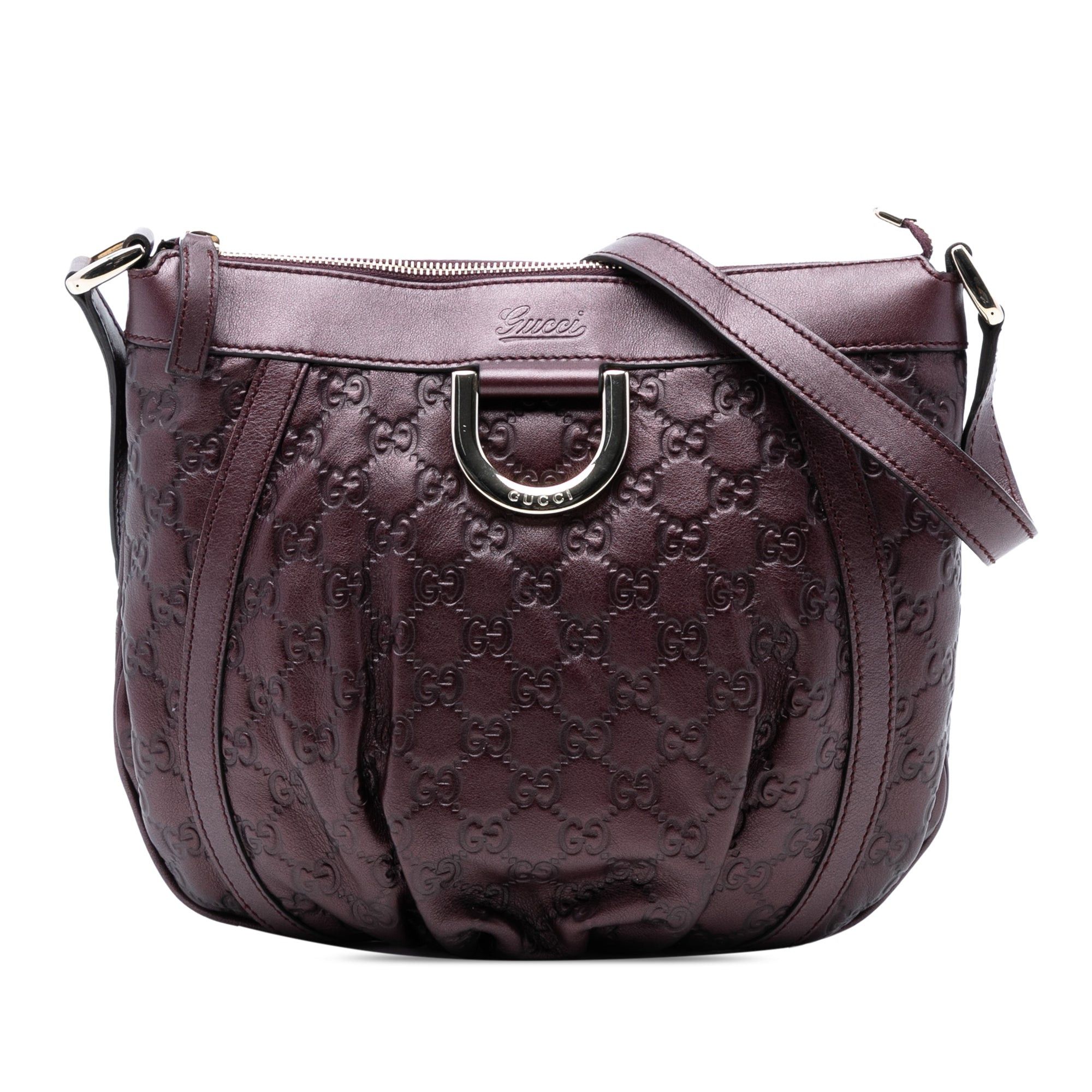 Gucci Metallic Guccissima Abbey D Ring Crossbody Size ONE SIZE - 1 Thumbnail