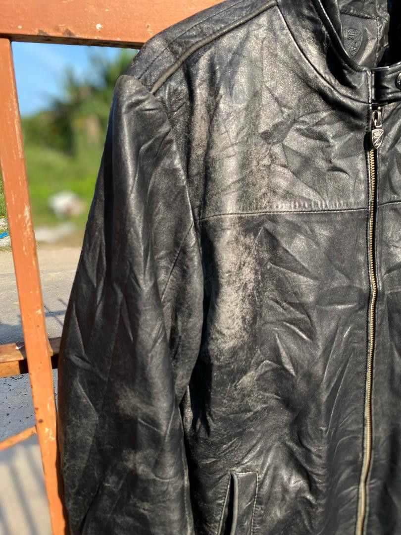 Genuine Leather × Vintage Vintage🔥 Lonino Lamborghini Leather Jacket Size US M / EU 48-50 / 2 - 5 Thumbnail
