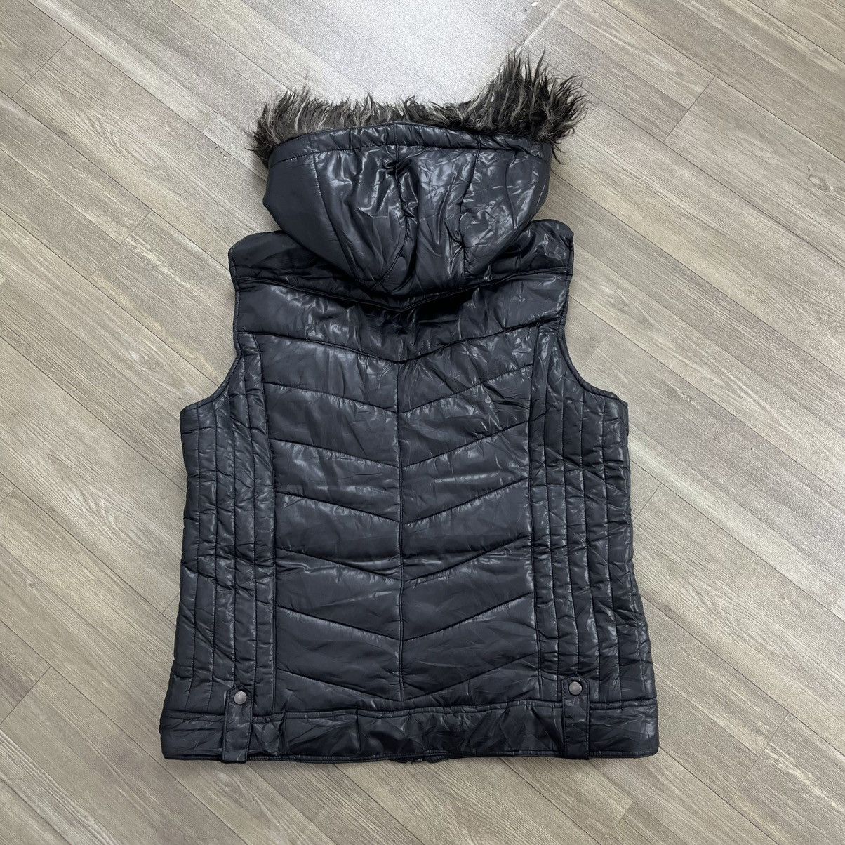 14th Addiction 2000s Mossimo IfSixWasNine Kmrii Gothic Lgb Fur Down Jacket Size US L / EU 52-54 / 3 - 18 Thumbnail