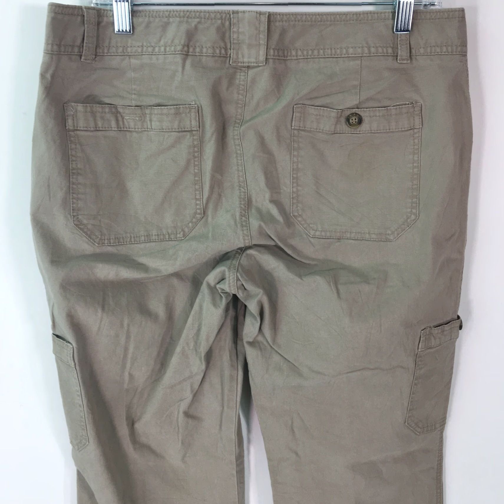 Dockers DOCKERS Womens Cargo Pants Low Rise Brown Size 10M 34X30 Casual Travel Size 32" / US 10 / IT 46 - 3 Thumbnail