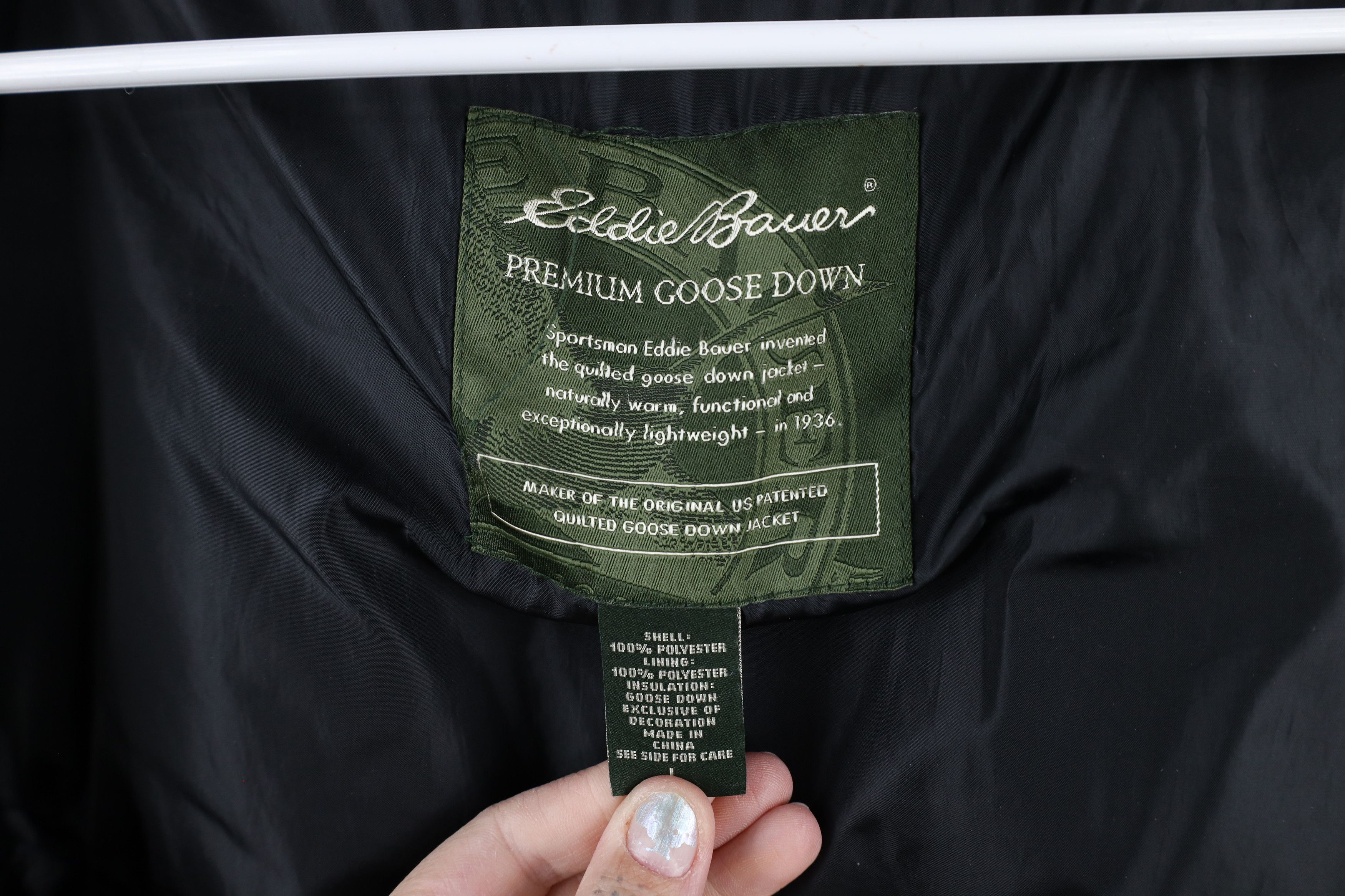 Eddie Bauer × Vintage Vintage Eddie Bauer Premium Goose Down Puffer Vest Jacket Size US L / EU 52-54 / 3 - 9 Thumbnail
