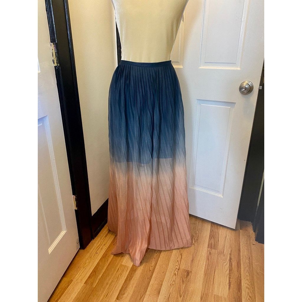 Cynthia Rowley Cynthia Rowley Sheer Ombre Brush Skirt Gypsy Boho - Small Size 28" / US 6 / IT 42 - 2 Thumbnail