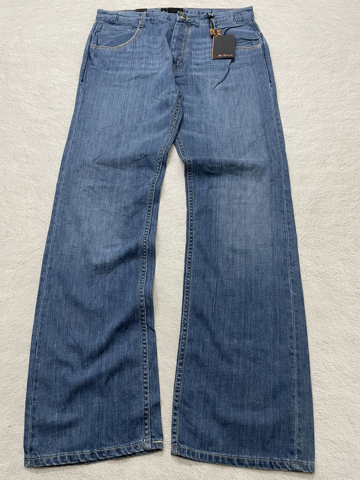 Vintage 2000s Ben Sherman Bacis Pants Loose Fit Y2k Size US 34 / EU 50 - 1 Thumbnail