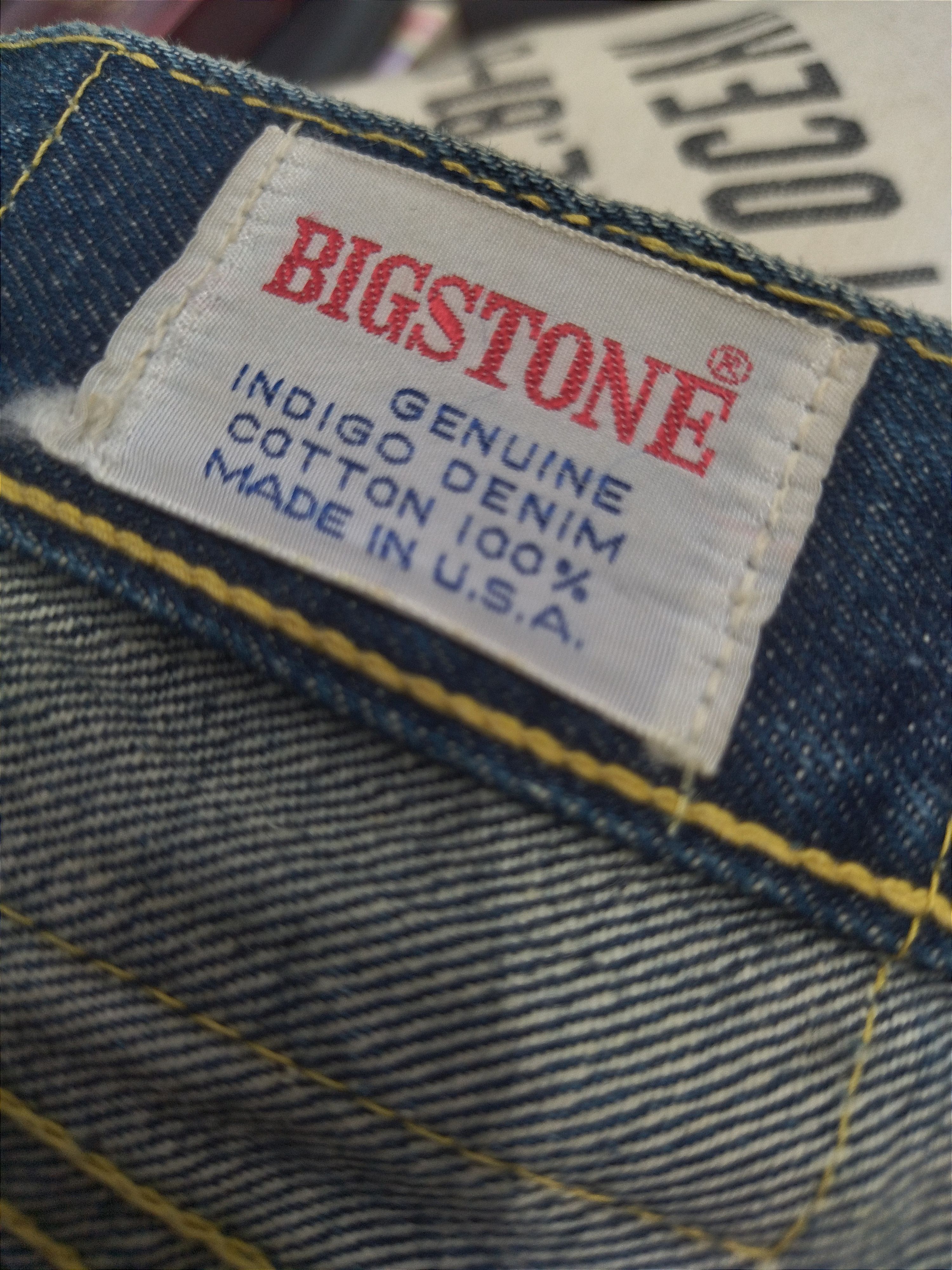 Vintage Vintage 70s Bigstone made in USA straight cut Size US 32 / EU 48 - 3 Thumbnail