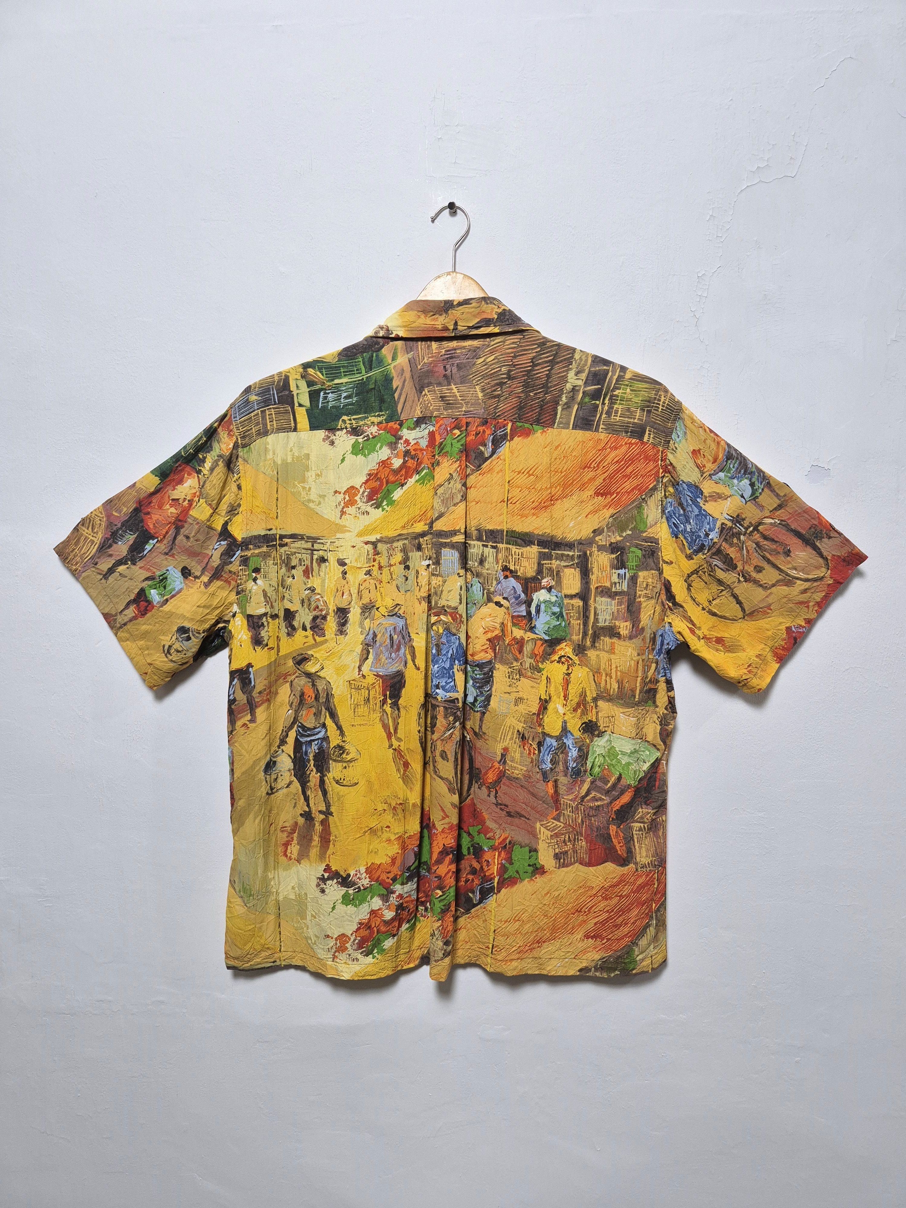 Jams World Jams World Village Graphic All-Over Print Rayon Shirt Size US L / EU 52-54 / 3 - 2 Thumbnail