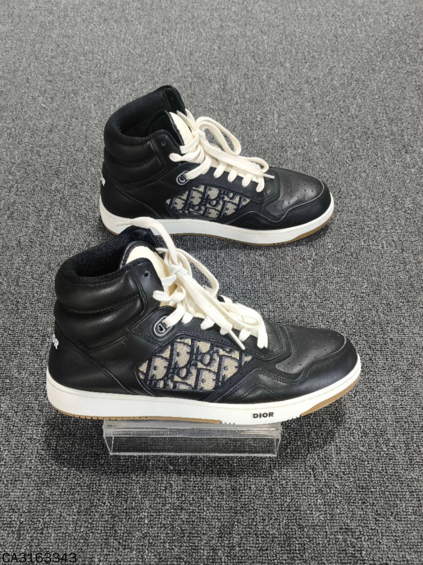 Dior Dior B27 Black High Top Skate Shoes 43 Size US 10 / EU 43 - 4 Thumbnail