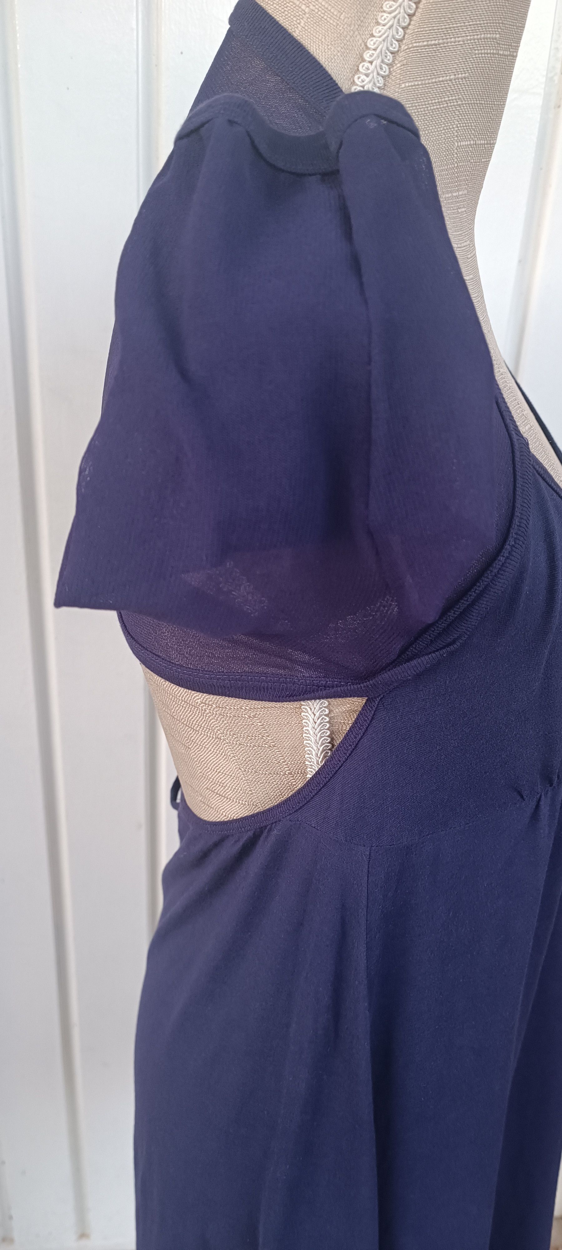 Jean Paul Gaultier Midnight blue - 2 pieces - midi dress Size M / US 6-8 / IT 42-44 - 8 Thumbnail