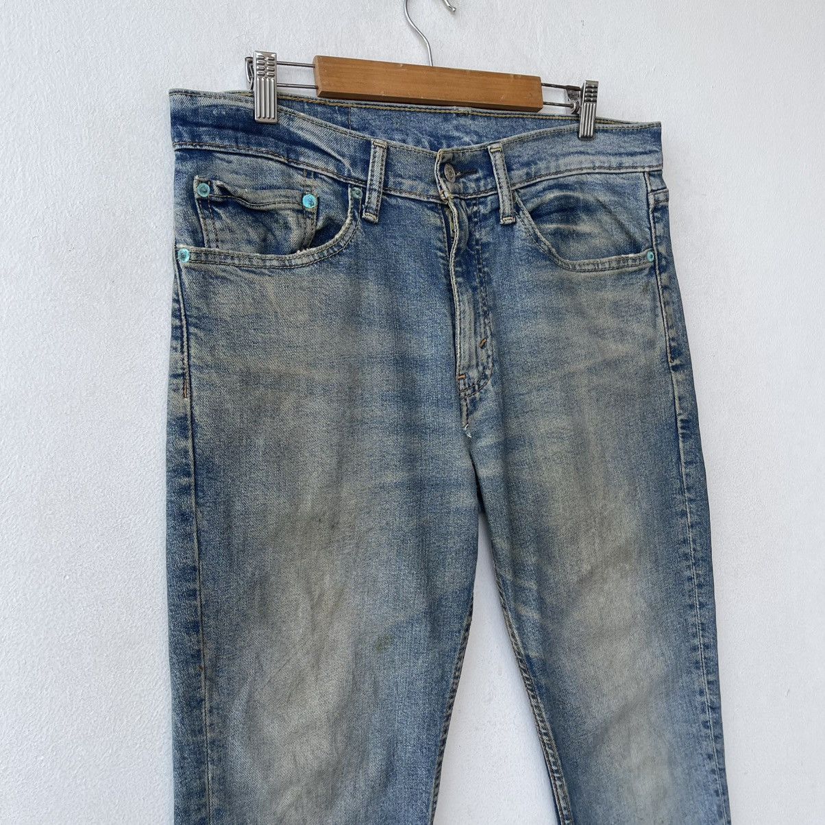 Levi's Vintage Levi's 508 Regular Taper Denim Jeans Distressed Size US 34 / EU 50 - 4 Thumbnail