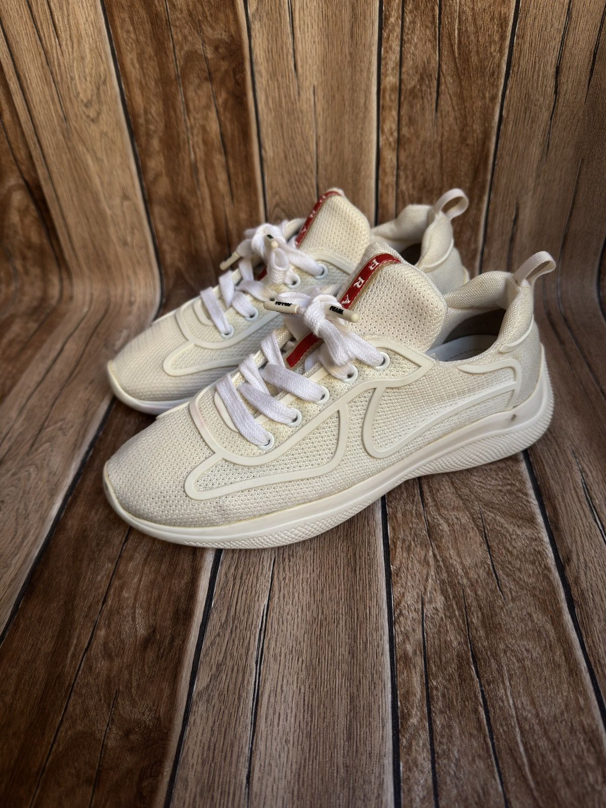 Prada fabric america cup sneakers Size US 5.5 / EU 38 - 1 Thumbnail