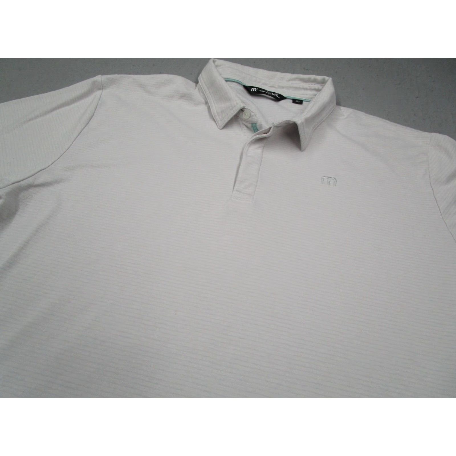 TravisMathew TRAVIS MATHEW Polo Shirt Mens XL Gray Pima Blend Desert Springs Golf Logo Short Sleeve Casual Polo Shirt Size US XL / EU 56 / 4 - 2 Thumbnail